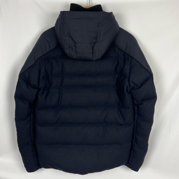 Jil Sander x Uniqlo +J Padded Wool Down-Filled Hooded Jacket Men’s S Navy - Picture 12 of 12